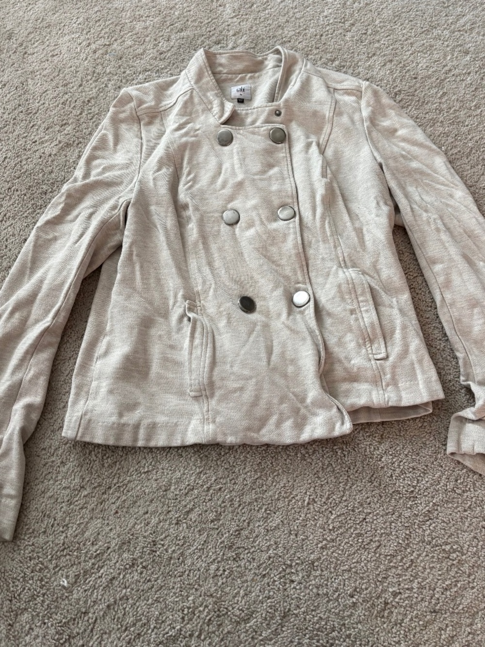 Beige Cabi jacket, size large